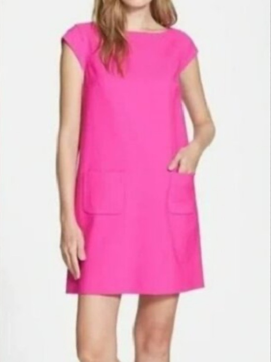kate spade Dresses & Skirts - Kate Spade Hot Pink Cap Sleeve Shift Dress Size 10